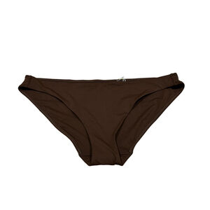 NWT Everlane Nyle Low rise moderate coverage bikini bottoms in brown size XXL